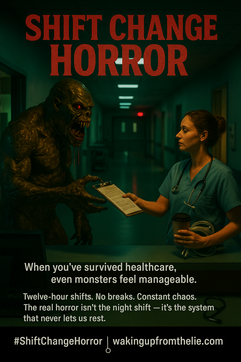 The real horror isn’t the monster, it’s the working conditions.